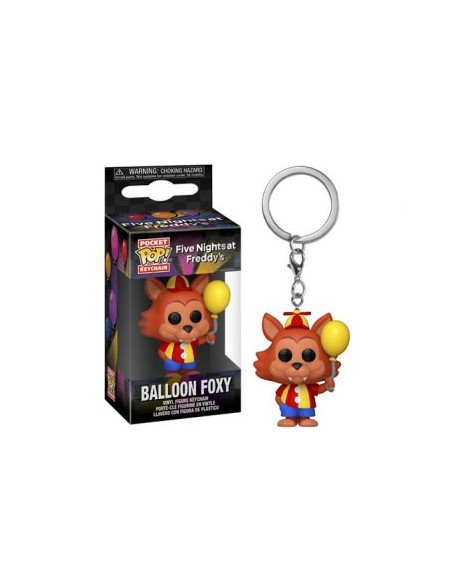 FIVE NIGHTS AT FREDDY: SECURITY BREACH - BALOON FOXY - POCKET POP KEYCHAIN
