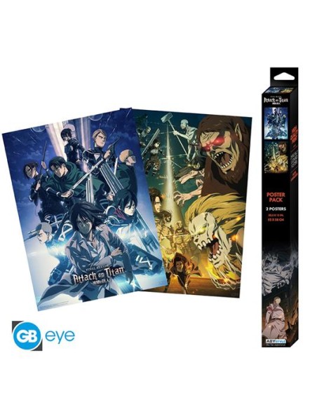 ATTACK ON TITAN - SET 2 - CHIBI POSTER (52X38)