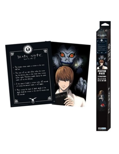 DEATH NOTE - LIGHT & DEATH NOTE - SET 2 CHIBI POSTER (52x38)