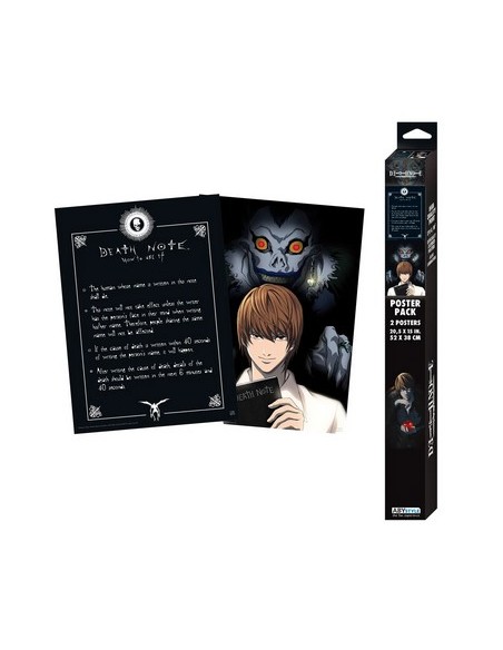 DEATH NOTE - LIGHT & DEATH NOTE - SET 2 CHIBI POSTER (52x38)