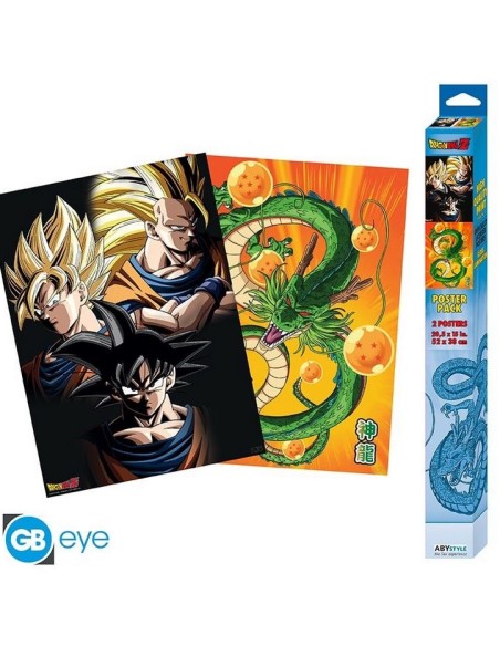 DRAGON BALL - GOKU & SHENRON - CHIBI POSTERS (52X38)