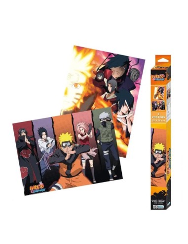 NARUTO SHIPPUDEN - GROUPS - SET 2 CHIBI POSTER (52x38)