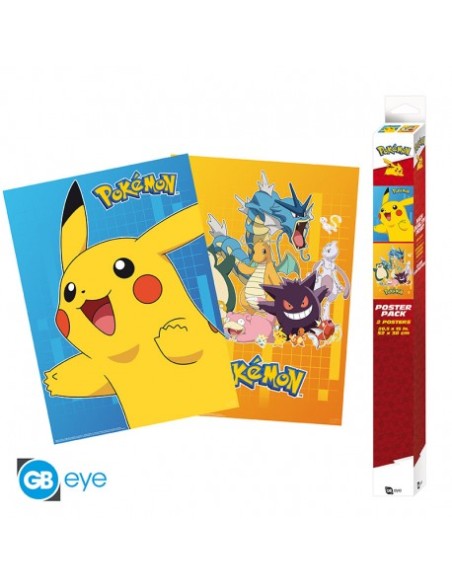 POKEMON - POKEMON - SET 2 CHIBI POSTER (52X38)