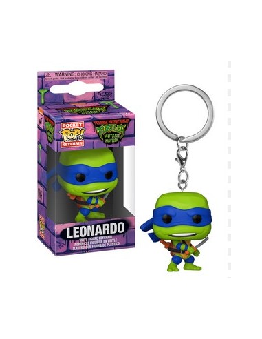 TEENAGE MUTANT NINJA TURTLES - LEONARDO - POP KEYCHAIN
