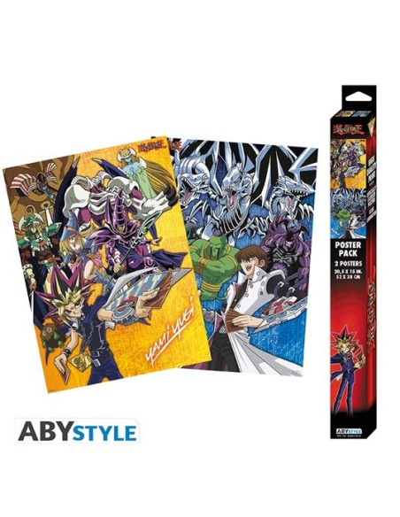 YU-GI-OH! - YUGI AND KAIBA - SET 2 CHIBI POSTER (52x38)