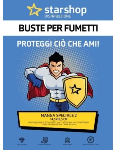 BUSTE STAR SHOP MANGA SPECIALE 2 (14,5x18,5+4,5)