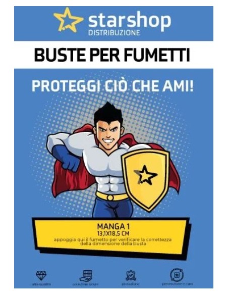 BUSTE STAR SHOP MANGA 1 (13,1x18,5)