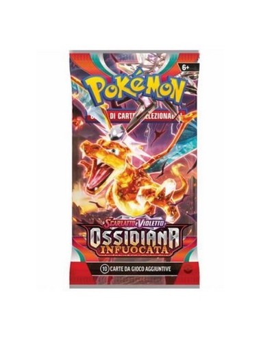 POKEMON - SCARLATTO E VIOLETTO - OSSIDIANA INFUOCATA