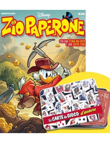 ZIO PAPERONE 62 CON BOX IN METALLO CARTE D`AUTORE