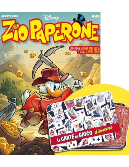 ZIO PAPERONE 62 CON BOX IN METALLO CARTE D`AUTORE