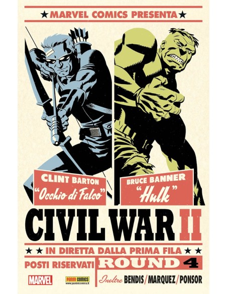 CIVIL WAR II 4 - VARIANT - MARVEL MINISERIE 179