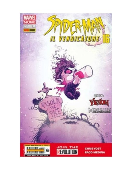 SPIDER-MAN IL VENDICATORE 16 - COVER B SKOTTIE YOUNG - MARVEL NOW! - SPIDER-MAN UNIVERSE 21