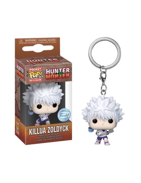 HUNTER X HUNTER - KILLUA WITH YOYO - POCKET POP KEYCHAIN