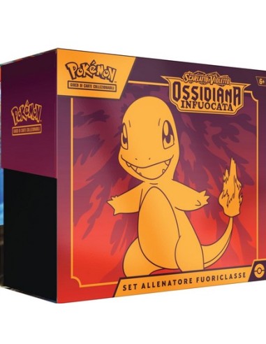 POKEMON SET ALLENATORE FUORICLASSE OSSIDIANA INFUOCATA