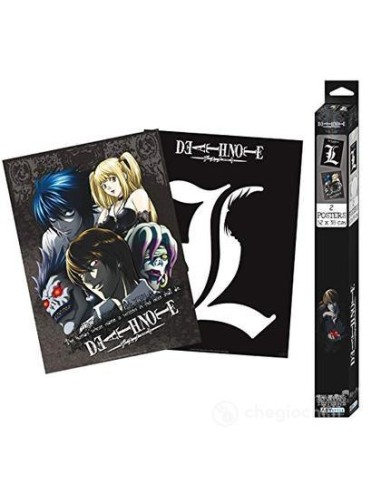 DEATH NOTE L & GROUP POSTER SET 2 PZ.