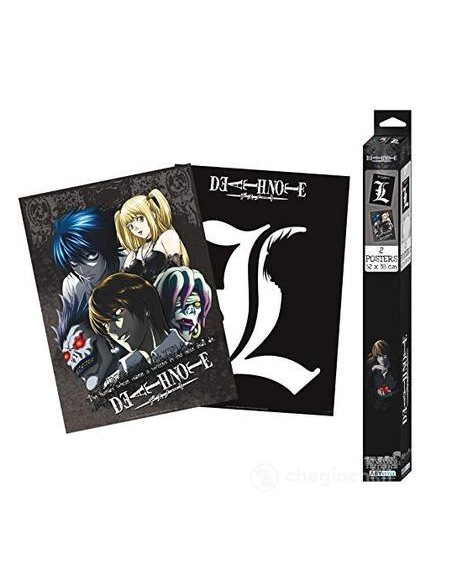 DEATH NOTE L & GROUP POSTER SET 2 PZ.
