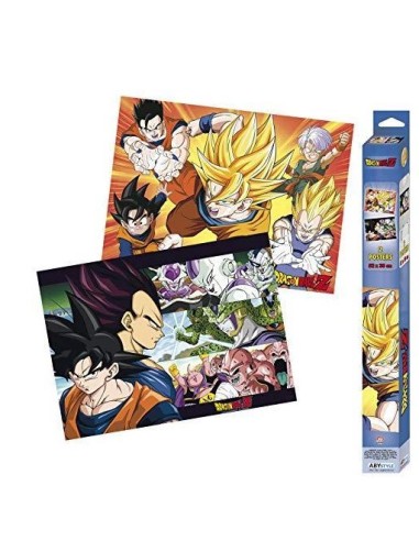 DRAGON BALL SAIYANS POSTERS SET 2 PZ.