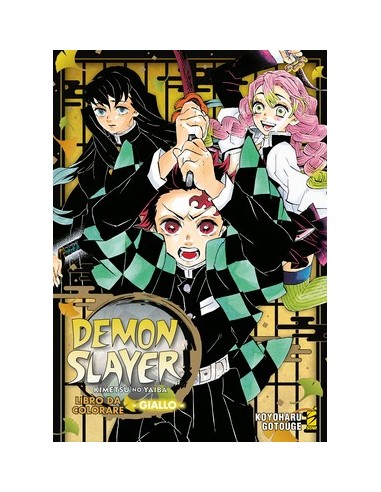 DEMON SLAYER KIMETSU NO YAIBA LIBRO DA COLORARE 5 GIALLO