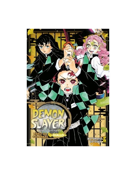 DEMON SLAYER KIMETSU NO YAIBA LIBRO DA COLORARE 5 GIALLO