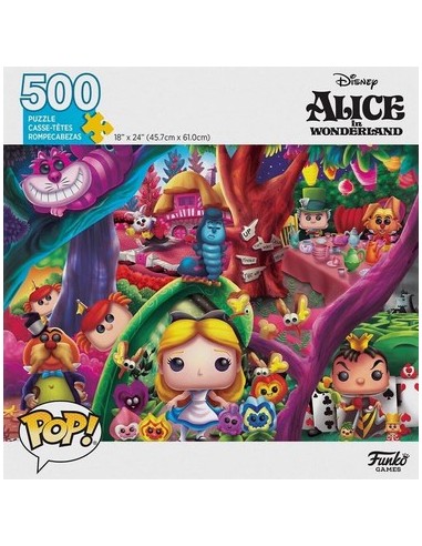 DISNEY - POP FUNKO PUZZLE - ALICE IN WONDERLAND (500PZ)