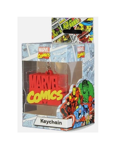 MARVEL COMICS - PORTACHIAVI 3D IN GOMMA - LOGO