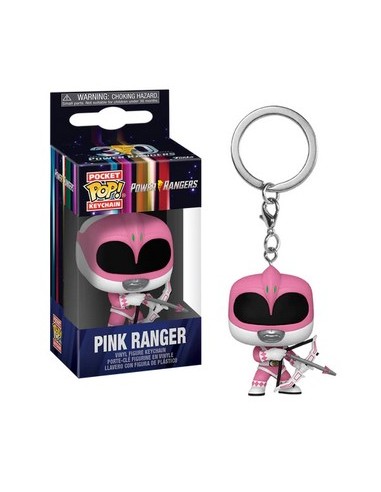POWER RANGERS: 30TH ANNIVERSARY - PINK RANGER - POCKET POP KEYCHAIN