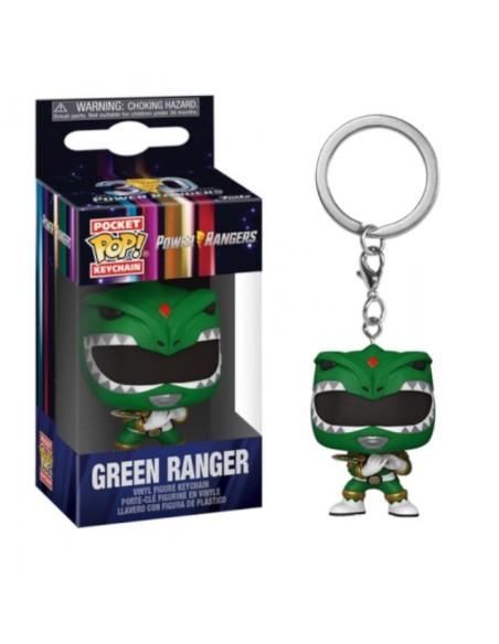 POWER RANGERS: 30TH ANNIVERSARY - GREEN RANGER - POCKET POP KEYCHAIN