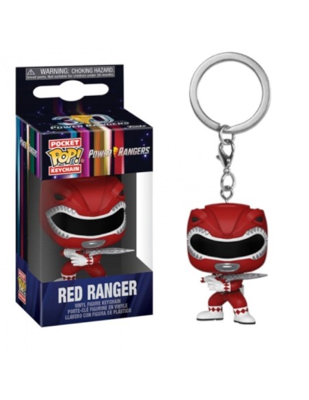 POWER RANGERS: 30TH ANNIVERSARY - RED RANGER - POCKET POP KEYCHAIN