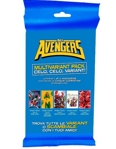 AVENGERS 1 MULTIVARIANT PACK (VARIANT CASUALE DI 5) - AVENGERS 163