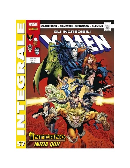 X-MEN DI CHRIS CLAREMONT 57 (di 76) - MARVEL INTEGRALE