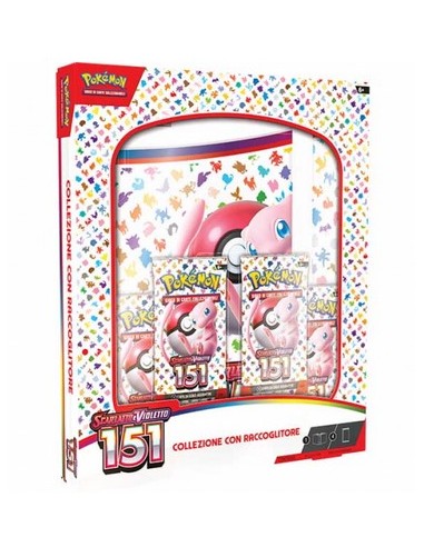 POKEMON SCARLATTO E VIOLETTO 151 CON RACCOGLITORE