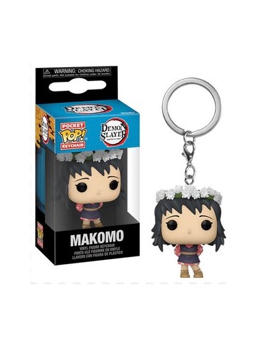 DEMON SLAYER - MAKOMO (FLOWER HEADDRESS) - POCKET POP KEYCHAIN