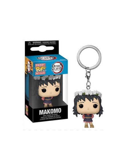 DEMON SLAYER - MAKOMO (FLOWER HEADDRESS) - POCKET POP KEYCHAIN