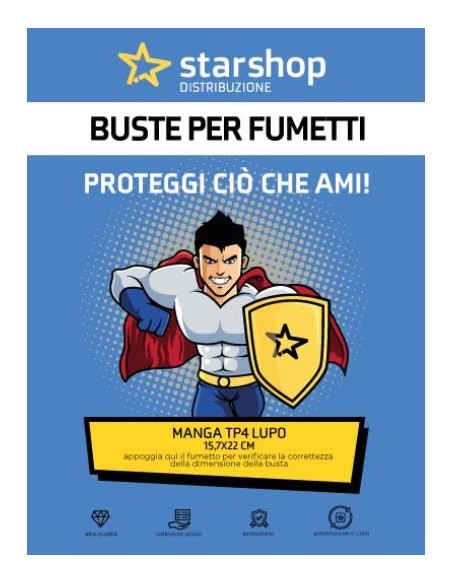 BUSTE STAR SHOP MANGA TP4 (15,7x22+4,5)