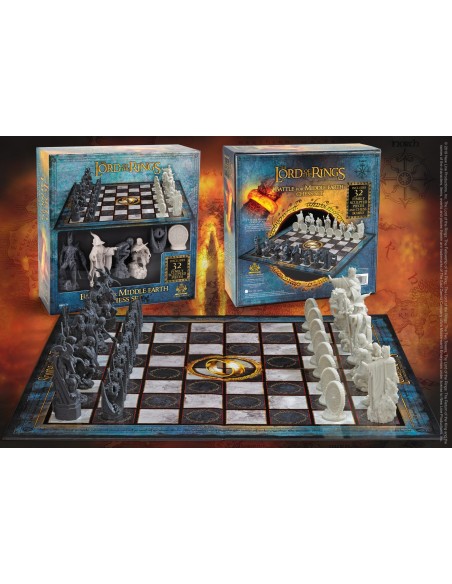 LORD OF THE RING CHESS SET BATTLE FOR MIDDLE EARTH SCACCHIERA