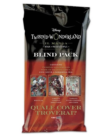 TWISTED WONDERLAND IL MANGA - BOOK OF HEARTSLABYUL 1 BLIND PACK - DISNEY PLANET 37