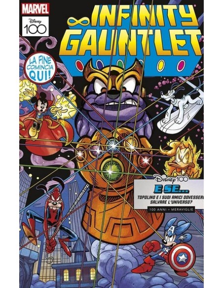 SPIDER-MAN 830 VARIANT DISNEY 100 DI LORENZO PASTROVICCHIO - AMAZING SPIDER-MAN 30