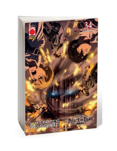L`ATTACCO DEI GIGANTI 34 VARIANT ANIME