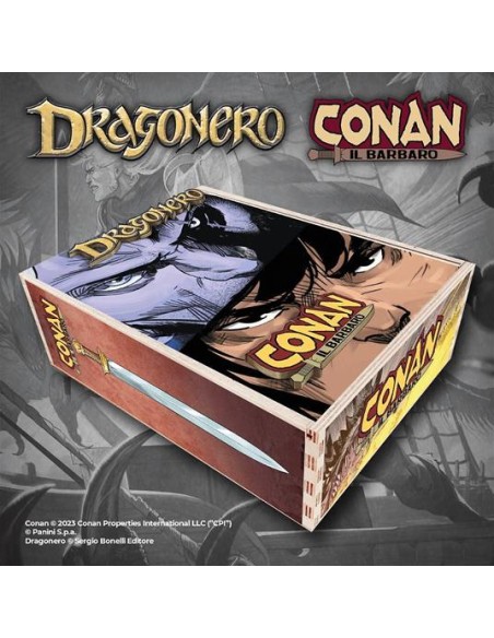 DRAGONERO/CONAN BOX 2023 - (contiene Dragonero/Conan 1 Variant, Dragonero/Conan 2, 3,  la mappa dell`Erondar e la mappa del mond