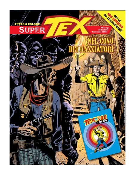 SUPER TEX 18 COVER A (contiene MINI COPERTINA TEX 300) - NEL COVO DEI RAZZIATORI