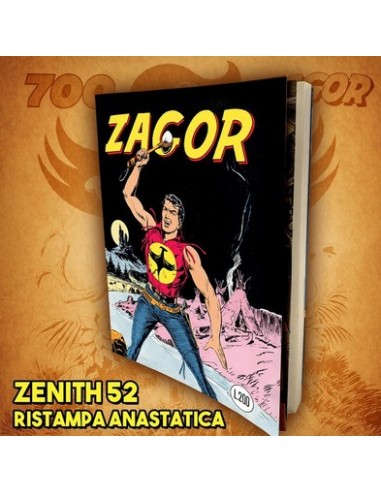 ZAGOR 700 COFANETTO - (contiene Zagor 700 Variant, Zenith 52 ristampa anastatica, dama e pedine di legno)