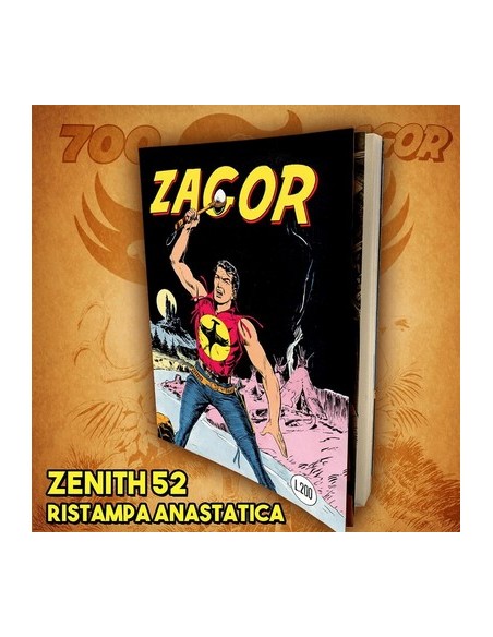 ZAGOR 700 COFANETTO - (contiene Zagor 700 Variant, Zenith 52 ristampa anastatica, dama e pedine di legno)