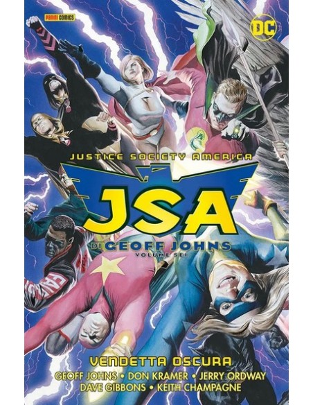 JSA DI GEOFF JOHNS VOL. 6 VENDETTA OSCURA - DC EVERGREEN
