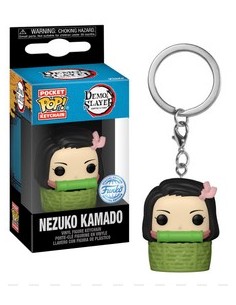 DEMON SLAYER KAMADO NEZUKO BASKET - POCKET POP KEYCHAIN