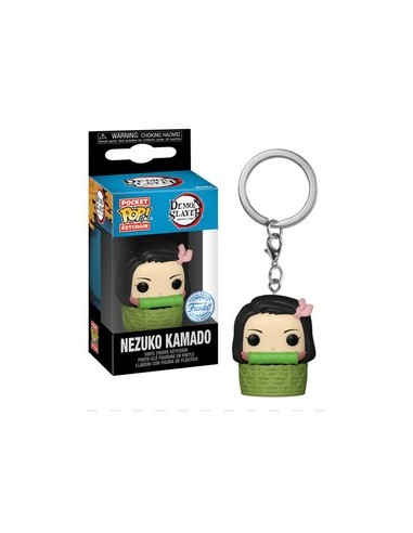 DEMON SLAYER KAMADO NEZUKO BASKET - POCKET POP KEYCHAIN