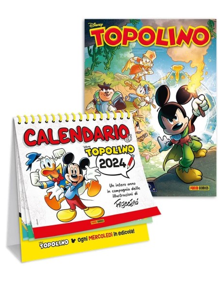 TOPOLINO 3549 CALENDARIO 2024 ANDREA FRECCERO