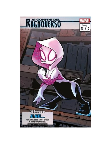 SPIDER-MAN 832 VARIANT DISNEY 100 DI GIADA PERISSINOTTO SPIDER-VERSE - AMAZING SPIDER-MAN 32