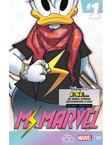 SPIDER-MAN 832 VARIANT DISNEY 100 DI GIADA PERISSINOTTO MS MARVEL - AMAZING SPIDER-MAN 32