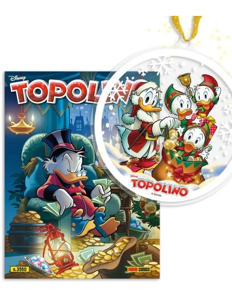 TOPOLINO 3550 DECORO NATALIZIO PAPEROPOLI