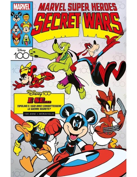 SPIDER-MAN 833 VARIANT DISNEY 100 DI PAOLO DE LORENZI - AMAZING SPIDER-MAN 33